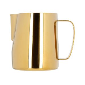 Lonček Za Penjenje Mleka Barista Space Zlat 350 ml