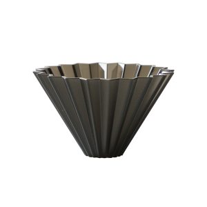 Origami lijak dripper S črn